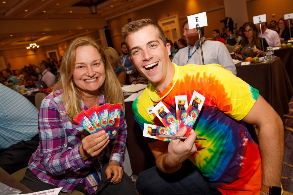 Conference Staff Posing With Ticket Winner - Dro Photography & Video Conference Staff Posing With Ticket Winner