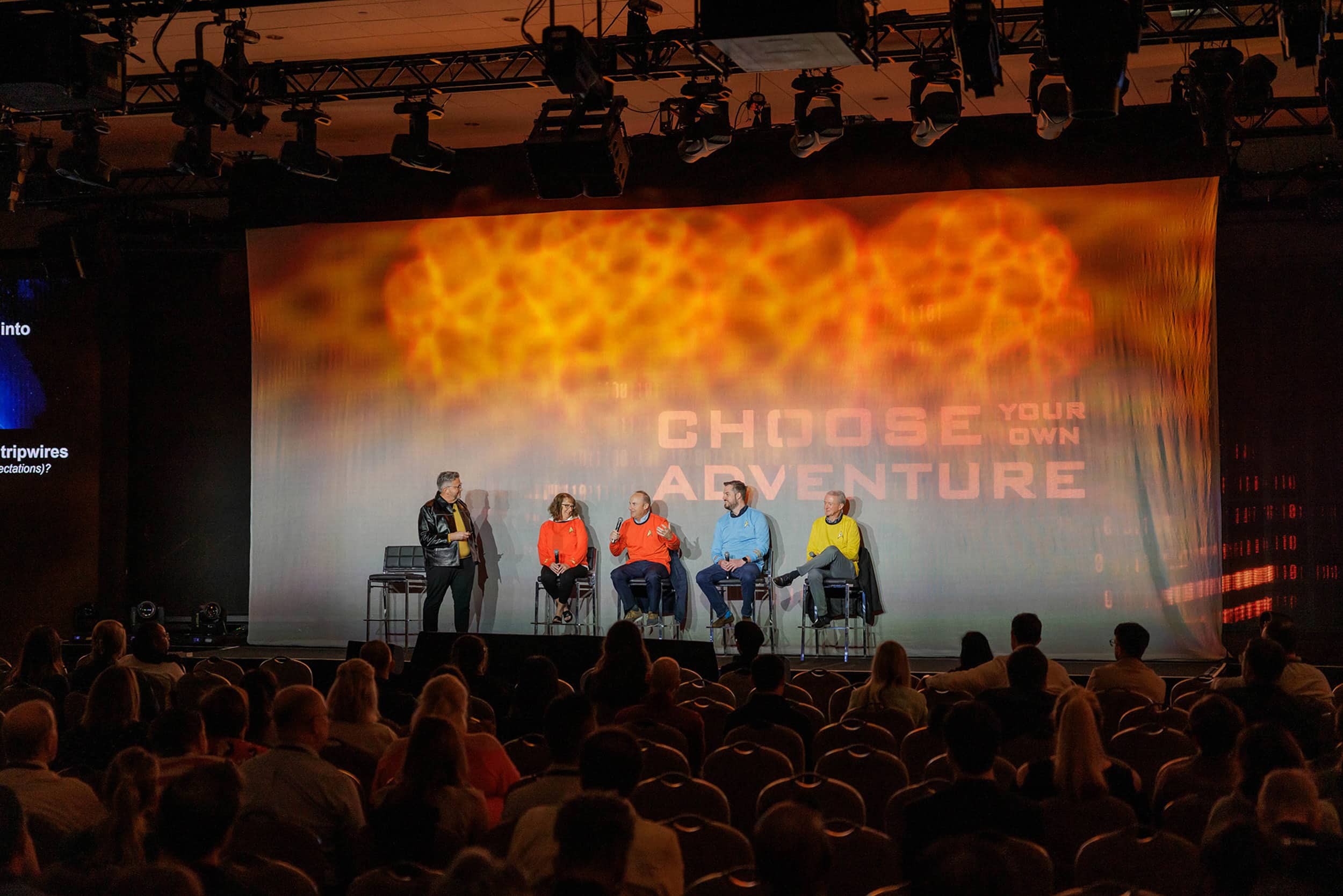 Artificial Intelligence Panel at Fontainebleau - Dro Photography & Video Photo of a Panel discussion on artificial intelligence during a corporate conference at the Fontainebleau Hotel on Miami Beach