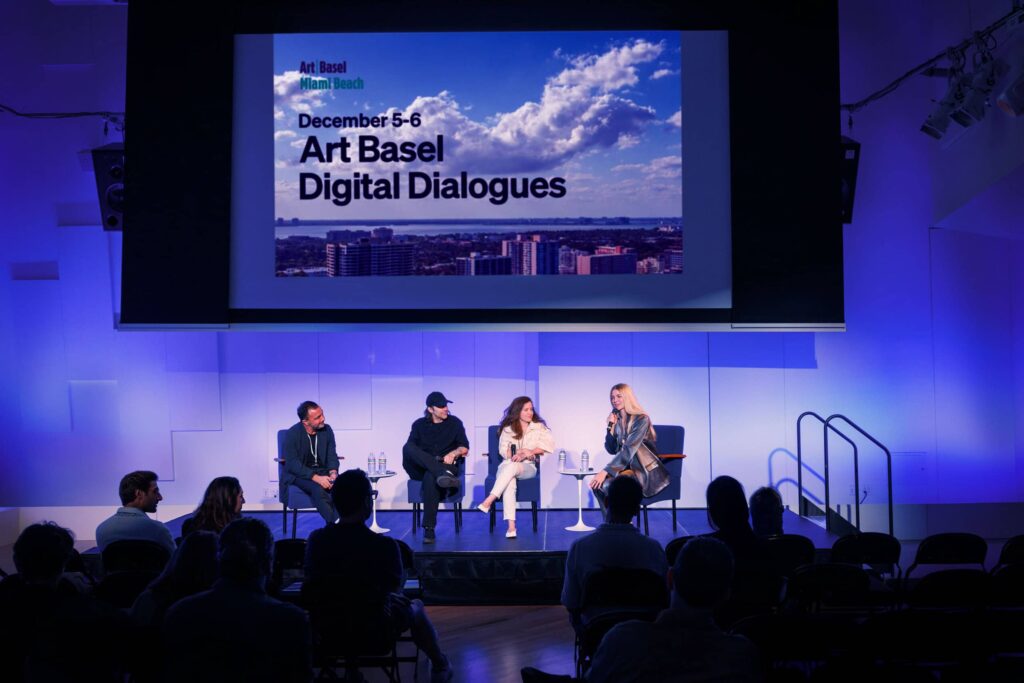 Art Basel Panel Discussion at New World Center - Dro Photography & Video Panel discussion photographed during Art Basel corporate event at New World Center in Miami Beach
