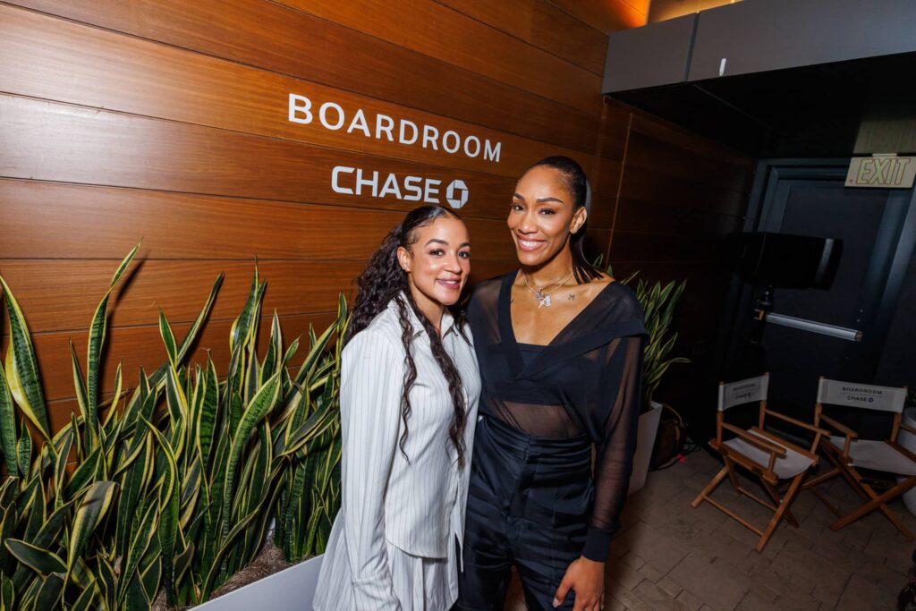 A’ja Wilson Chase Bank Partnership Announcement - Dro Photography & Video Tampa Corporate Event Photography of A’ja Wilson announcing partnership at JW Marriott Water Street