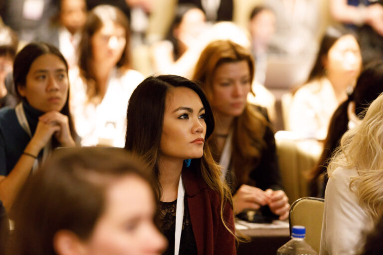 event-photographer-nyc-audience-members-listening - Dro Photography & Video